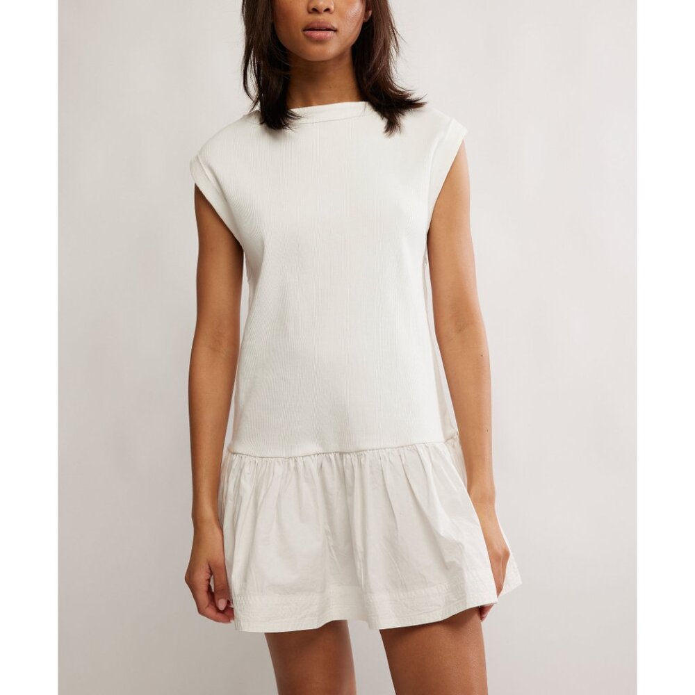 Free People White Mini Dress